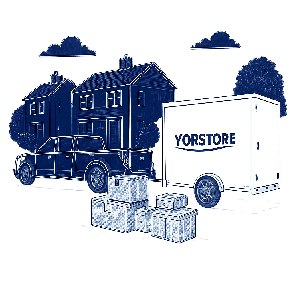Mobile self storage unit at your door — Leeds, Harrogate and Wharfe Valley